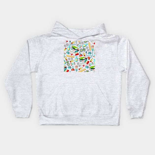 Biology Science Kids Hoodie by labstud